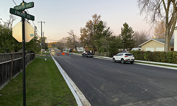 Eighth Avenue Road Reconstruction project nears completion