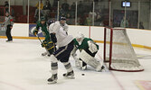 The Bombers and Islanders played in front of a crowd of more than 350 people. Tim Brody / Bulletin Photo