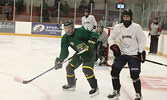 The Sioux Lookout Bombers in action against the Kenora Islanders. Tim Brody / Bulletin Photo