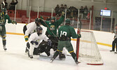 Sioux Lookout Bombers prospects compete against prospects from the Thunder Bay North Stars in an exhibition game on Sept. 7 at the Hangar. The North Stars would go on to edge the Bombers 2-1.     Tim Brody / Bulletin Photo