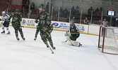 The Sioux Lookout Bombers closed out the regular season at home with a 4-2 win over the Dryden GM Ice Dogs.     Tim Brody / Bulletin Photo