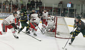 Ty Bahm of the Bombers (#29) looks for an open teammate.   Tim Brody / Bulletin Photo