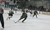  The Sioux Lookout Bombers in action against the visiting Red Lake Miners. The Bombers won the game 8-4.    Tim Brody / Bulletin Photo