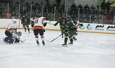 Bombers Forward Blake Burke scored in the second period to tie the game.    Tim Brody / Bulletin Photo