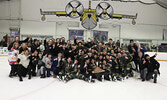 The Sioux Lookout Bombers – 2024 Bill Salonen Cup winners.    Tim Brody / Bulletin Photo