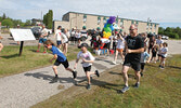 More than 40 participants took part in the Family Fun Colour Run along the Umfreville Trail. The run began at the Forest Inn and Conference Centre.   Tim Brody / Bulletin Photo 