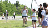 More than 40 participants took part in the Family Fun Colour Run along the Umfreville Trail. The run began at the Forest Inn and Conference Centre.   Tim Brody / Bulletin Photo 