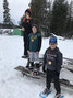 Adult and youth racers competed in snowshoe races at Cedar Bay on March 2 during this year’s Winter Festival.   Joyce Timpson / Submitted Photos