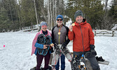 Adult and youth racers competed in snowshoe races at Cedar Bay on March 2 during this year’s Winter Festival.   Tim Brody / Bulletin Photo