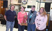 Mixed league winners from left: Brad Bowen, JoAnne Van Horne, Bruce Van Horne and Cathy Bowen. Not pictured: Joel and Stephanie Diebolt, Erin Laende. - Tim Brody / Bulletin Photo