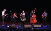 From left: Andrew Collins, Shane Cook, Allison Lupton, Joseph Phillips, and Kyle Waymouth opened a new season of shows presented by the Sioux Hudson Entertainment Series.   Tim Brody / Bulletin Photo 