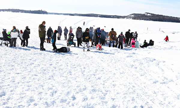 Family Day bonfire, activities showcase community spirit