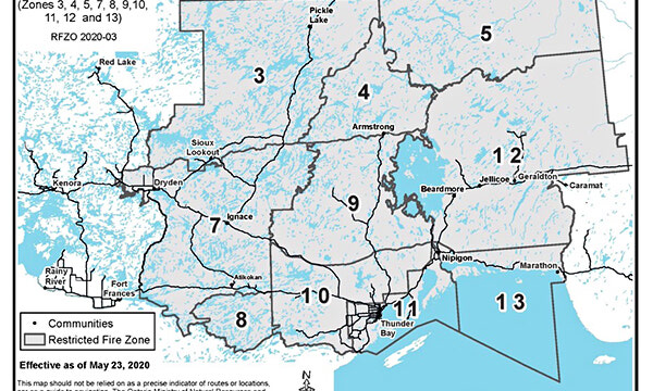 Fire ban back in effect for Sioux Lookout, parts of Northwestern Ontario