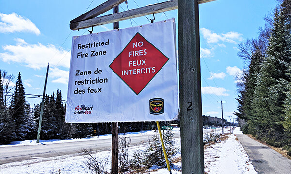 Province-wide Restricted Fire Zone in effect during COVID-19 epidemic