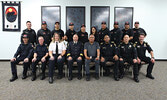 Back row from left: Patrick Robinson, Tom Lebel, Cody Buswa, Hunter Angeconeb, Kathleena Beardy, Amanda Sainnawap, Devon Wanakamik, Terrance Angeconeb, Spencer Anderson, and River Moonias. Front row from left: Leon Nayanookeesic, John Percy – Fire College