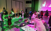 Kids crafts, snacks and hot chocolate were a big hit with event attendees.     Tim Brody / Bulletin Photo