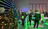 Twenty-four local businesses and organizations submitted decorated Christmas Trees for the event. Visitors could vote for their favourite.     Tim Brody / Bulletin Photo