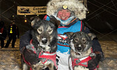 Mary England finished the Canadian Challenge Sled Dog Race in 2nd place.     Photo courtesy of Canadian Challenge