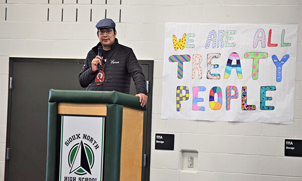 Sioux North High School hosts Treaties Recognition Week Opening Ceremonies