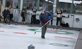 Family, friends, and fun were the order of the day at the annual Knobby’s Memorial Curling Bonspiel.    Tim Brody / Bulletin Photo