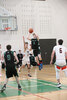 The Sioux North High School Senior Boys Basketball Team (the Warriors) in action against the visiting Westgate Collegiate and Vocational Institute Senior Boys Basketball Team (the Tigers) in game two of the NWOSSA “AA” Basketball Championship.  Tim Brody 