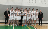 The NWOSSA “AA” Basketball Championship winning Westgate Collegiate and Vocational Institute Tigers.  Tim Brody / Bulletin Photos