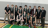 The NWOSSA “AA” Basketball Championship runner up Sioux North High School Warriors.  Tim Brody / Bulletin Photos