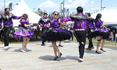 The Asham Stompers perform during National Indigenous Peoples Day celebrations at the hospital grounds.    Tim Brody / Bulletin Photo 