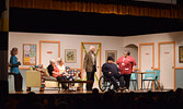 From left: Ashely Edwards (Blanche), Alana Procyk (Rose), Ashley Webster (Flora), George Hoggarth (Jack Newman), Jack Morales (Barney Effward), and Karen Boyko (Nurse Harper). - Sharon Yule / Submitted Photo