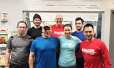 Front row, from left: David Heinrichs, Randy Wilson, Amy Shepherdson, Gerson Agustin.  Back row, from left: Rob Lawrance, Andreas Asmus and Adam Clark. Missing from the photo is Spencer Pearce.  - Submitted Photo