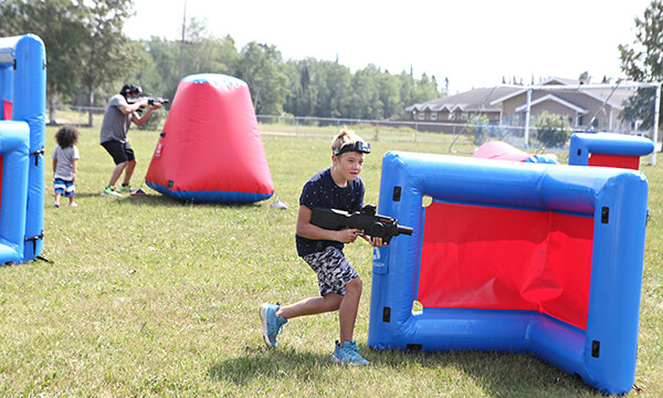 Outdoor laser tag