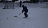 Kids in Sioux Lookout took advantage of their holiday break as they laced up their skates and took to the outdoor rink just across from the Sioux Lookout Golf and Curling Club. - Jesse Bonello / Bulletin Photo