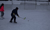 Kids in Sioux Lookout took advantage of their holiday break as they laced up their skates and took to the outdoor rink just across from the Sioux Lookout Golf and Curling Club. - Jesse Bonello / Bulletin Photo