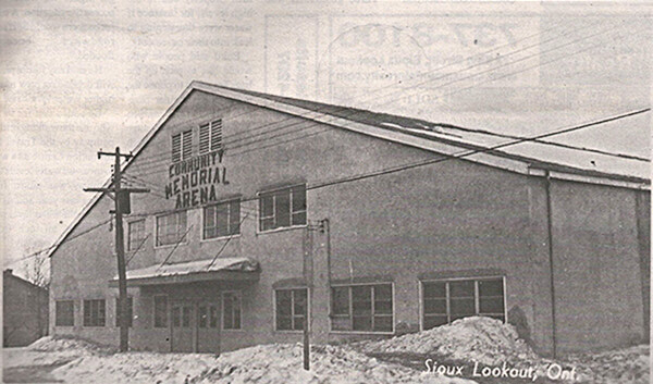 Pic of the Past: Sioux Lookout Memorial Arena, 1954