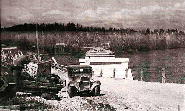 Pic of the Past: 1938 Frog Rapids Bridge 