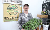 Rock Front Family Farm owner and operator Tyler Bernier. Tim Brody / Bulletin Photo