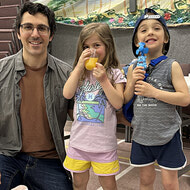 Clement Cospito with daughter Ansley Cospito, and son Gibson Cospito