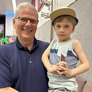 Frank Behrendt with grandson Torin Behrendt