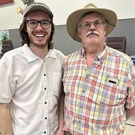 Tyler Wills with father Rick Wills