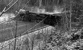 A duel tanker trailer rolled over on Highway 599, on Oct. 24, blocking both lanes of traffic. - Mishkeegogamang Ojibway Nation Image