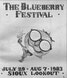The original Blueberry Festival t-shirt, designed by Les Cosco.   From August 8, 2007 Edition
