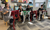 Plays with Strings members from left: Katherine Brunton, Alyson Martin, Denise Williams, and Sharen Madden.  Tim Brody / Bulletin Photo