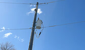 Power was interrupted around 8:15 p.m. last Wednesday evening and was restored after an extensive line inspection at 9:15 p.m. Tim Brody / Bulletin Photo