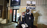 Andrea Romyn (left) and Michael Sweeney.     Tim Brody / Bulletin Photo