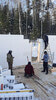 Participants in SLAAMB’s Carpentry Training Program working on one of the program’s construction sites in Hudson. Nine trainees went through the program, which wrapped up for the year on Friday, Dec 17.     Photo courtesy Sioux Lookout Area Aboriginal Man