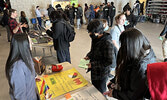 Students take the opportunity to learn about the different courses available at Sioux North High School.    Tim Brody / Bulletin Photo