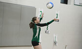 The SNHS Junior Girls Volleyball Team take on the Fort Frances Muskies.   Tim Brody / Bulletin Photo