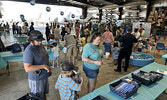 More than 200 people visited SkyCare’s Aviation Station at their hangar on Aug. 5, during this year’s Blueberry Festival. SkyCare is celebrating 20 years of serving the North and beyond. Tim Brody / Bulletin Photo