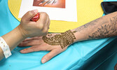 A henna tattoo.   Tim Brody / Bulletin Photo