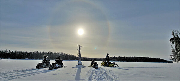 Lac Seul sun dog